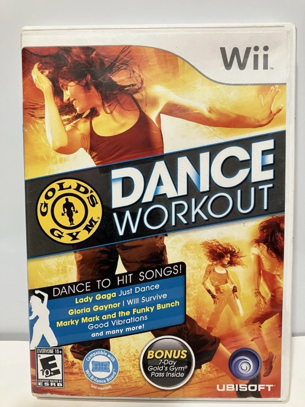 Nintendo Wii Dance Workout - Orange, Yellow, Black Artwork